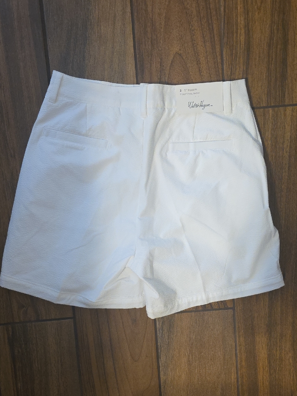 Walter Hagen White High-Waist Tailored Shorts